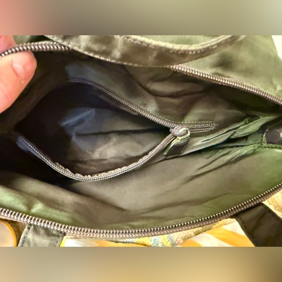 PRADA Unisex Vanity Bag/Multi-Compartment Pouch Handbag Tessuto Nylon Green - Picture 16 of 16